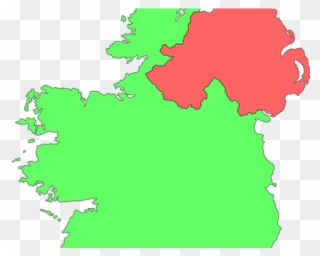 Kilkenny Councillors Back Border Poll, Referendum On - Map Of Ireland Png Clipart
