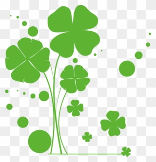 Fourleaf Clover Png - ใบ โคล เวอร์ สี ดำ Clipart