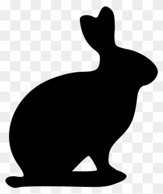 Rabbit Silhouette 20, Buy Clip Art - Rabbit Symbol - Png Download
