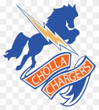 Cholla Charger - Cholla High School Chargers Clipart
