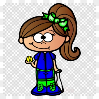 Cute Softball Clipart Softball Baseball Clip Art - Baseball - Png Download