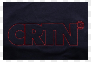 Crtn Embroidered Crew Neck - Carmine Clipart