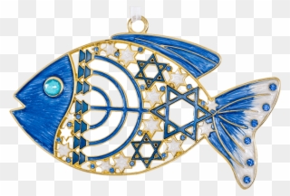 An Inspiring Messianic Wall Hanging In The Shape Of - Coral Reef Fish Clipart