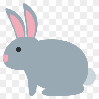 Pink Rabbit Cliparts 9, Buy Clip Art - Rabbit Emoji - Png Download