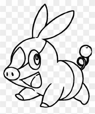 I Have Download Tepig Pages Kid Fun - Pokemon Coloring Pages Tepig Clipart