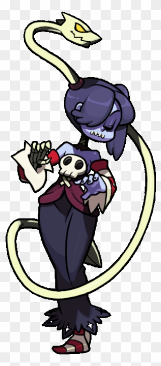 Squigly - Skullgirls Squigly Victory Pose Clipart