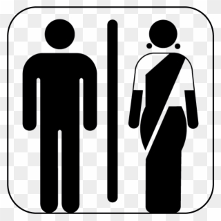 Download Graphic Patterns - Indian Ladies Toilet Symbol Clipart