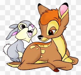 Bambi And Thumper Cartoon Clipart