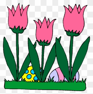 Easter In France - Flores Y Plantas Animadas Clipart