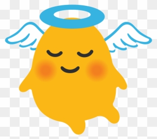 Emoji Angel Emoji Cute Funny Halo Emojisticker Angelemo - Google Angel Emoji Clipart