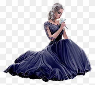 Ru Tube, Clip Art, Illustrations - Gown - Png Download