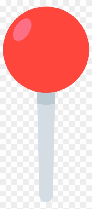 Red Push Pin 29, Buy Clip Art - Emoji Localisation - Png Download