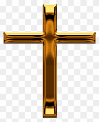 Amazing Cross Clipart For Free Download Search For - Transparent Background Gold Cross - Png Download