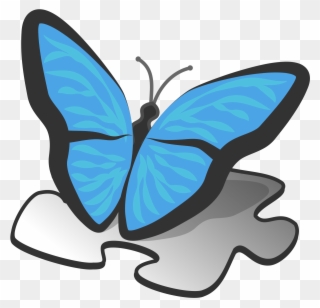 Clip On Butterflies 26, Buy Clip Art - Geology Gif - Png Download