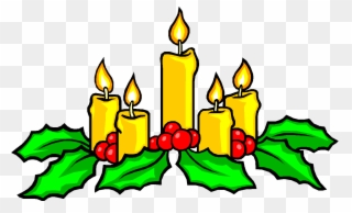 Advent Candles First Mennonite Church Kitchener - Clip Art Advent Wreath - Png Download