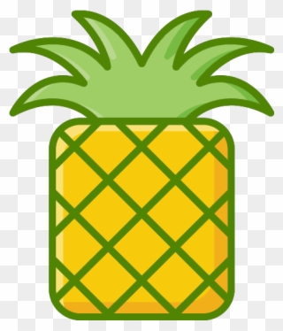 Pineapple Vector Png Clip Art Transparent Background - Pineapple Vector Png