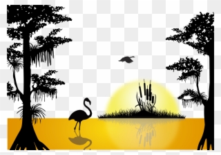At Getdrawings Com Free For Personal Use - Swamp Silhouette Clipart