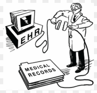 Have You Ever Gone To A Doctor's Appointment And Found - Electronic Medical Records Cartoon Clipart