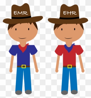Spot The Differences Between Emr And Ehr - Electronic Health Record Clipart