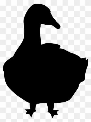 Duck Silhouette Cliparts 9, Buy Clip Art - Goose Silhouette Png Transparent Png