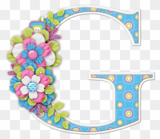 Clip Art - Flower Letter G Png Transparent Png