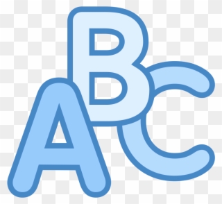Abc Png Picture - Abc Icon Png Blue Clipart