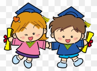 Graduation Clipart Daycare - Graduation Kids Transparent - Png Download