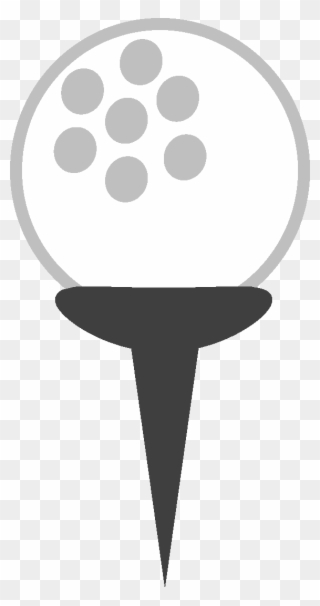 Kisekae Prop Golf Ball With Tee By - Cartoon Golf Ball On Tee Clipart