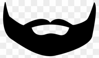 If Rubbing Your Beard In Balm Smelling Of Sacraments - Cartoon Mustache And Beard Clipart