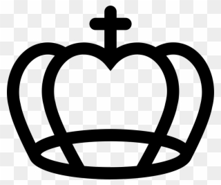 Royal Catholic Crown Comments - El Contorno De Una Corona Clipart