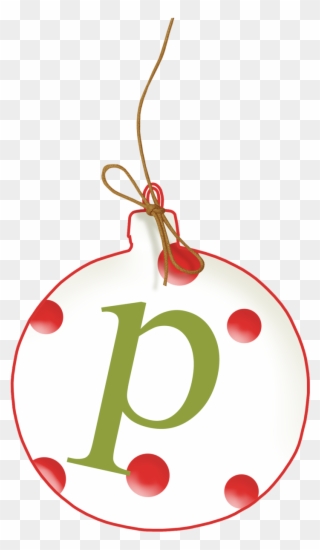 Christmas B Monogram Clipart - Png Download