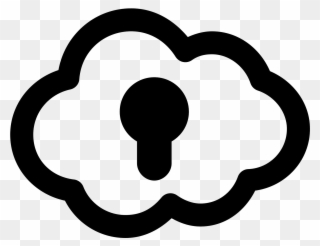 The Image Is Of A Cloud - Cloud Icons Clipart