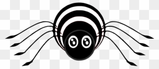 Cartoon Pictures Of Spiders 2, Buy Clip Art - Transparent Cartoon Spider - Png Download