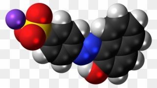Naphthol Azo Molecule Structure Png Image - 신경 전달 물질 일러스트 Clipart