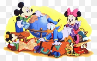 Bandiera Rossa In Movimento - Mickey Mouse And Friends Clipart