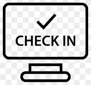 Png File - Online Check In Icon Clipart