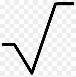 Png File - Square Root Symbol No Background Clipart