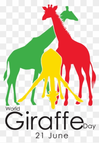 World Giraffe Day 21 June - World Giraffe Day Logo Clipart