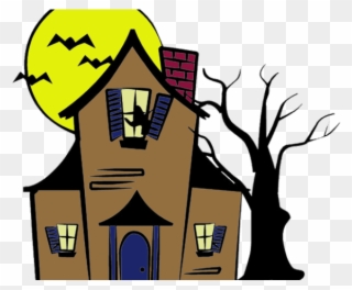 Windows Clipart Haunted House - Haunted House Drawings Easy - Png Download