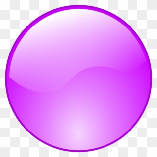 Button Icon Purple - Violet Round Png Clipart