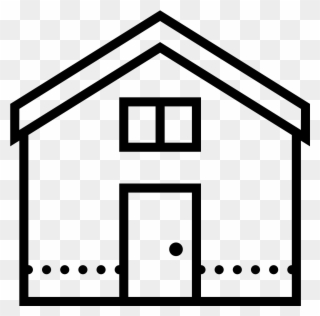 Its Where You Live, Theres A Door To Enter With A Roof - Postal Code Zip Code Icon Clipart