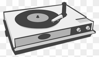 Dj Kza Aime Les Vinyles, Il Les Trouve À L'autre Bout - Musicdisc Players Clip Art - Png Download