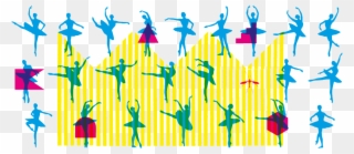 Arton68 - Three Dance Ballerinas Wall Sticker Clipart