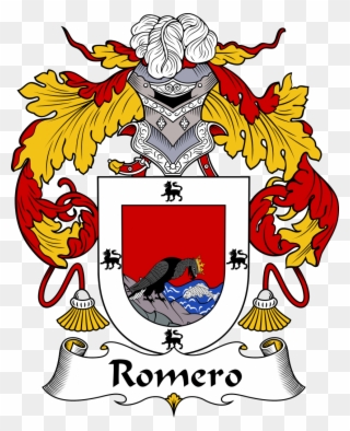 Romero Coat Of Arms, Romero Family Crest, Romero Escudo - Escudo De La Familia Castro Clipart