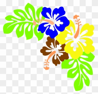 Hibiscus Hawaii Flower Clip Art At Clker - Hibiscus Clip Art - Png Download