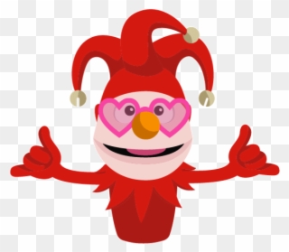 Joker Coeur Sticker By Joko Gif - Cartoon Clipart