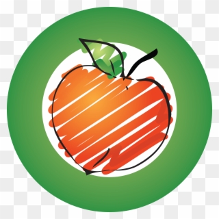 Peach Orchard Dental Care - Fruit Illustration Clipart