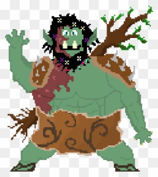 Everybody Wave Hello To Ugg, A Half-orc Barbarian Gardener - Transparent Gif Dnd Clipart