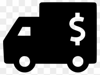 Truck Van Dollar B Comments - Sign Clipart