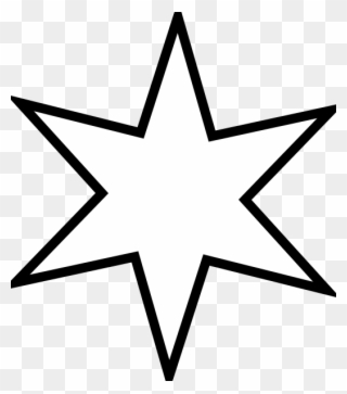 Large Six Sided Star Clip Art At Clker - 6 Sided Star Png Transparent Png